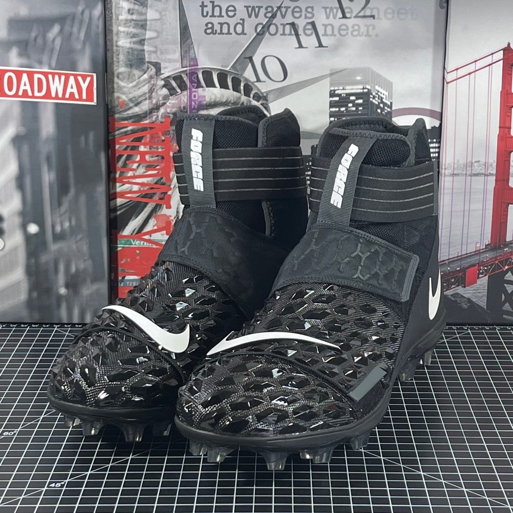 NIKE Force Savage Elite 2 TD Football Cleats Black AH3999-001 Mens size 16 NEW